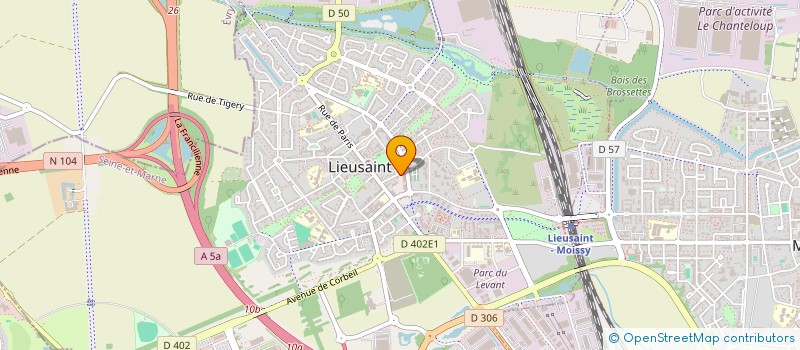 localisation de l'entreprise WETHICA à LIEUSAINT