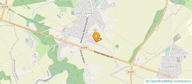 localisation de l'entreprise WETRANS à GRISY-SUISNES
