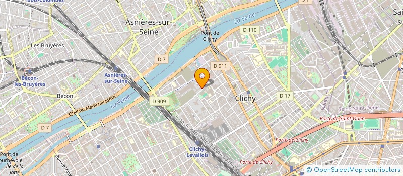 localisation de l'entreprise WETRANSLATE4YOU à CLICHY