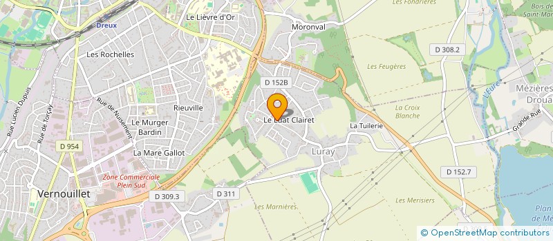 localisation de l'entreprise WETREND à DREUX