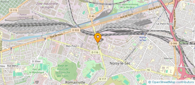 localisation de l'entreprise WETROK SA à NOISY-LE-SEC
