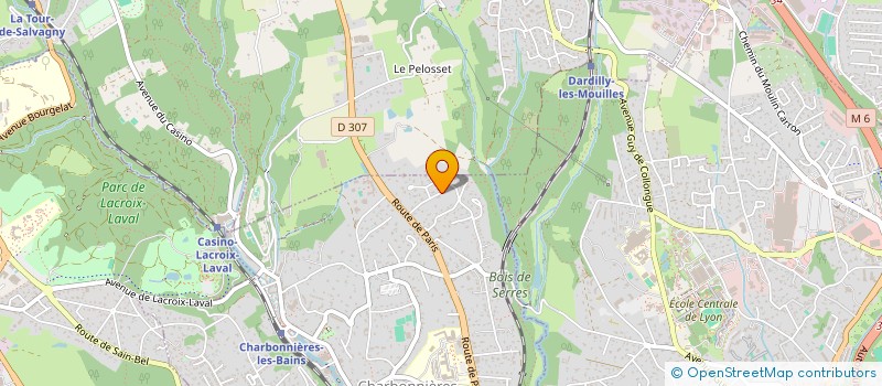 localisation de l'entreprise WETTIS  NICE