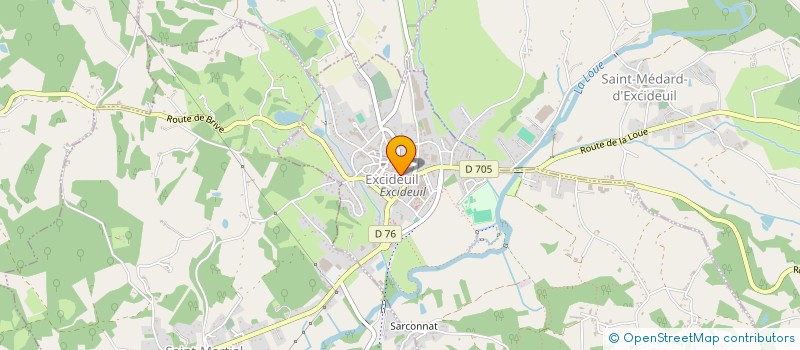 localisation de l'entreprise WETZEL CONSULTING  EXCIDEUIL