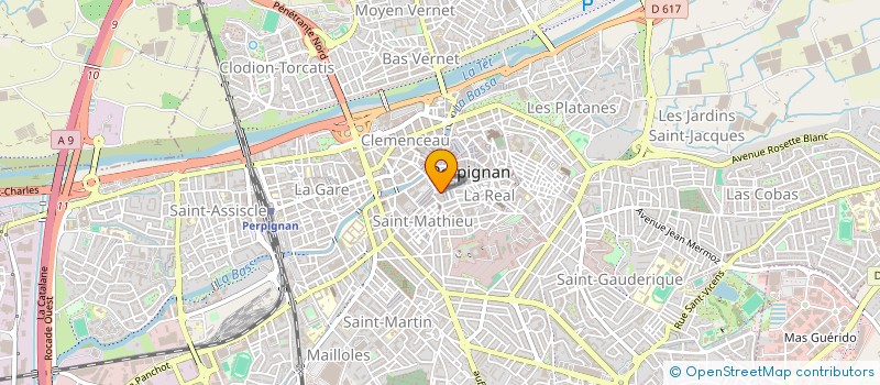 localisation de l'entreprise WETZEL INVESTISSEMENTS IMMOBILIERS  PERPIGNAN