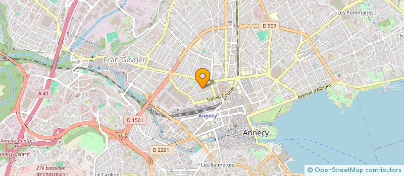 localisation de l'entreprise WEVALGO à ANNECY