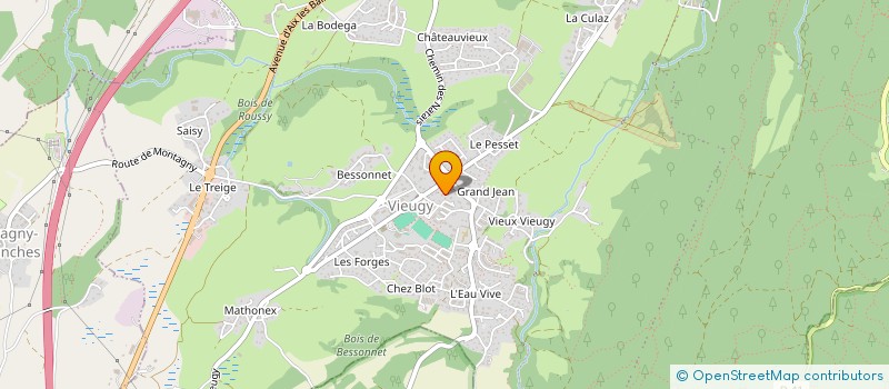 localisation de l'entreprise WEVEST à ANNECY