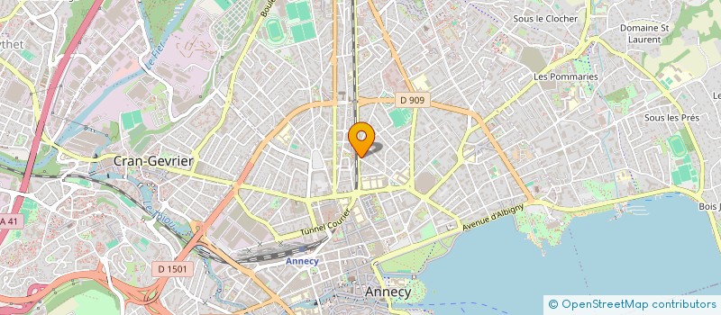 localisation de l'entreprise WEVEST GROUP  ANNECY