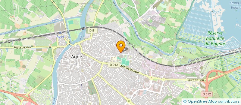 localisation de l'entreprise WEVO AUDIO  AGDE