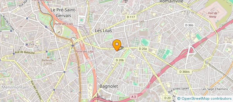 localisation de l'entreprise WEWAKE à BAGNOLET