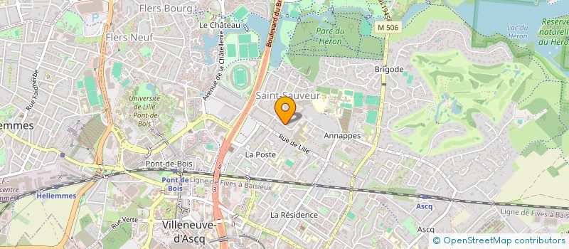 localisation de l'entreprise WEX IMMO  VILLENEUVE-D'ASCQ