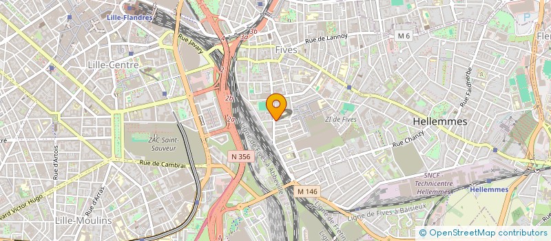 localisation de l'entreprise WEX LM  LILLE