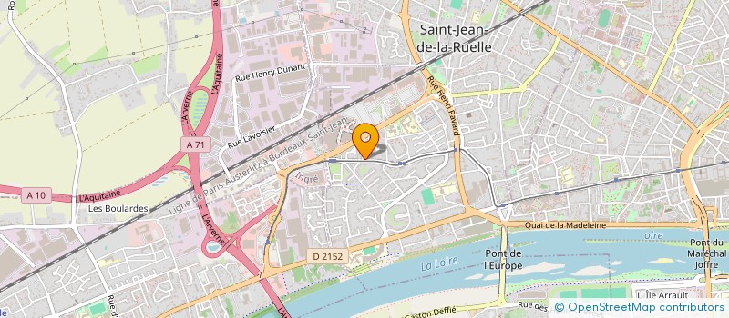 localisation de l'entreprise WEX SCI IMMOBILIER à SAINT-JEAN-DE-LA-RUELLE