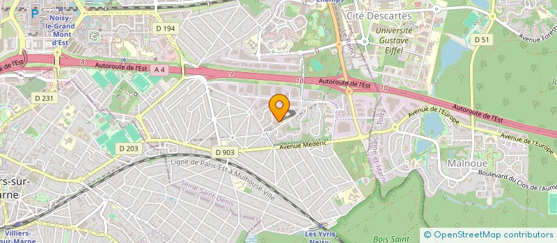 localisation de l'entreprise WEXPRESS à NOISY-LE-GRAND