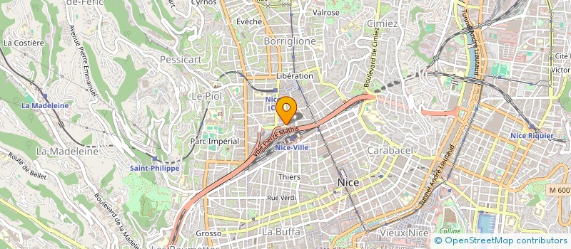 localisation de l'entreprise WEY-DU FRENCH RIVIERA à NICE
