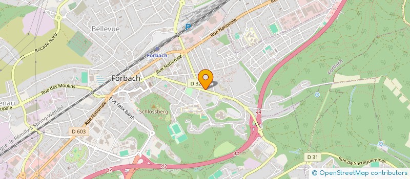 localisation de l'entreprise WEYLAND HOLDING  FORBACH