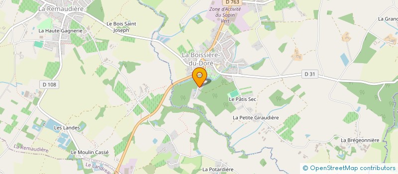 localisation de l'entreprise WEYLAND INVEST à LA BOISSIERE-DU-DORE