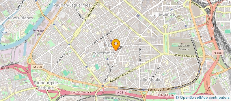 localisation de l'entreprise WEZAART à LILLE