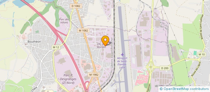 localisation de l'entreprise WF  ANDREZIEUX-BOUTHEON