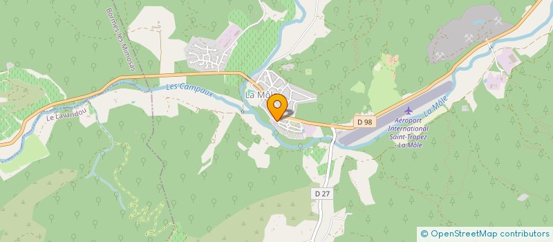 localisation de l'entreprise WF  LA MOLE