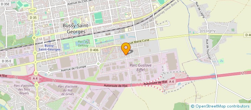 localisation de l'entreprise WF  BUSSY-SAINT-GEORGES