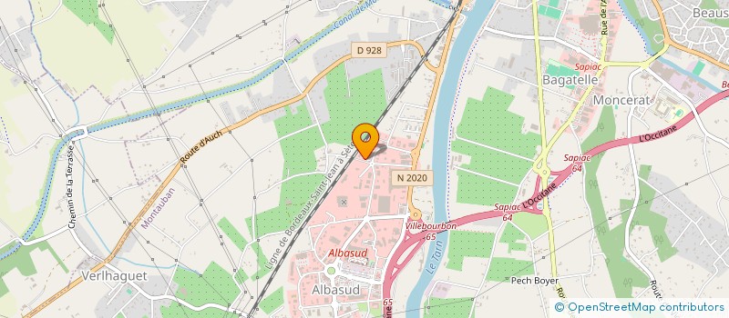 localisation de l'entreprise WF ASSOCIES  MONTAUBAN