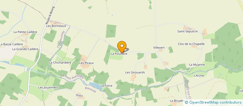 localisation de l'entreprise WF GINER  LE PETIT-PRESSIGNY