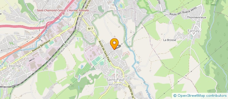 localisation de l'entreprise WF INVEST  ROCHE-LA-MOLIERE