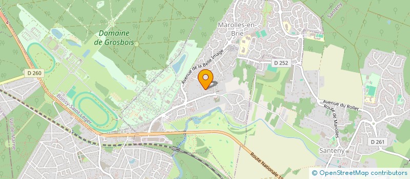 localisation de l'entreprise WF ISSY  MAROLLES-EN-BRIE