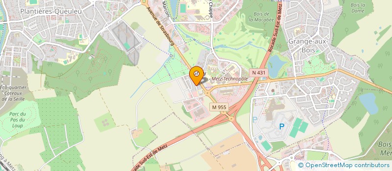 localisation de l'entreprise WF TERRASSEMENT  METZ