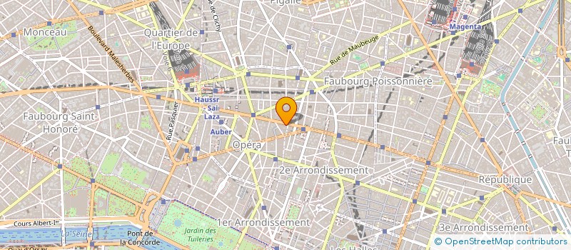 localisation de l'entreprise WF TOUR DES DAMES  PARIS