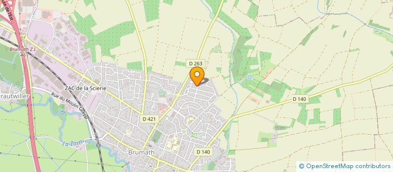 localisation de l'entreprise WFB HOLDING  BRUMATH