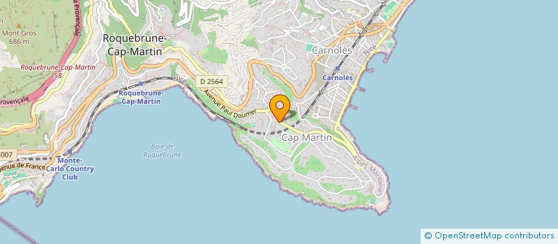 localisation de l'entreprise WFKN CONSULT & SERVICES à ROQUEBRUNE-CAP-MARTIN