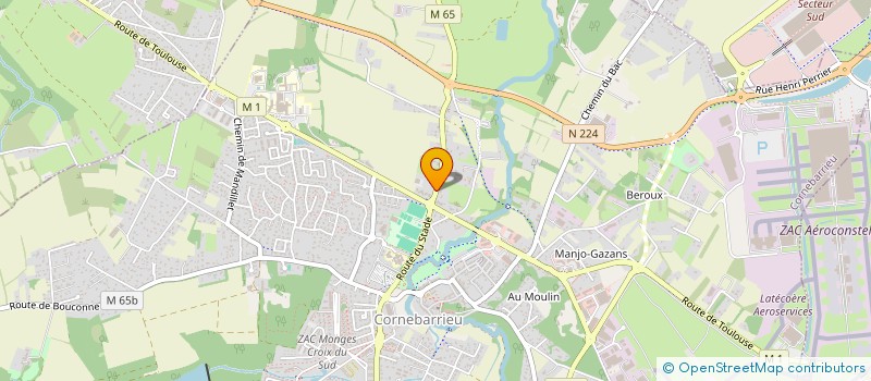localisation de l'entreprise WFL FRANCE à CORNEBARRIEU