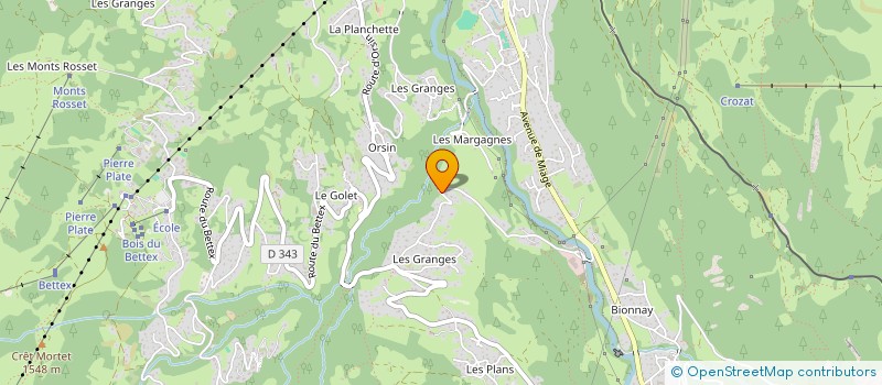 localisation de l'entreprise WFL SAINT GERVAIS  SAINT-GERVAIS-LES-BAINS