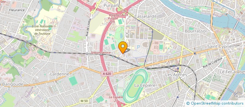 localisation de l'entreprise WFM 31 à TOULOUSE