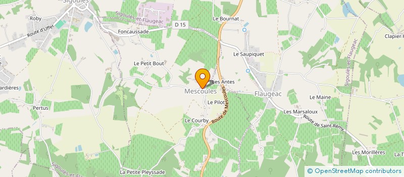 localisation de l'entreprise WFS-FRANCE  MESCOULES