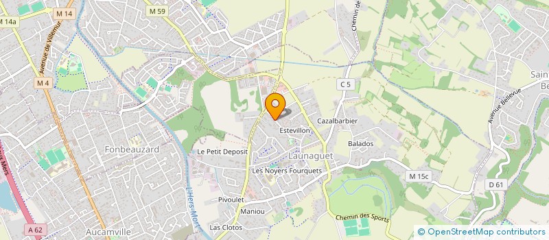 localisation de l'entreprise WG à LAUNAGUET