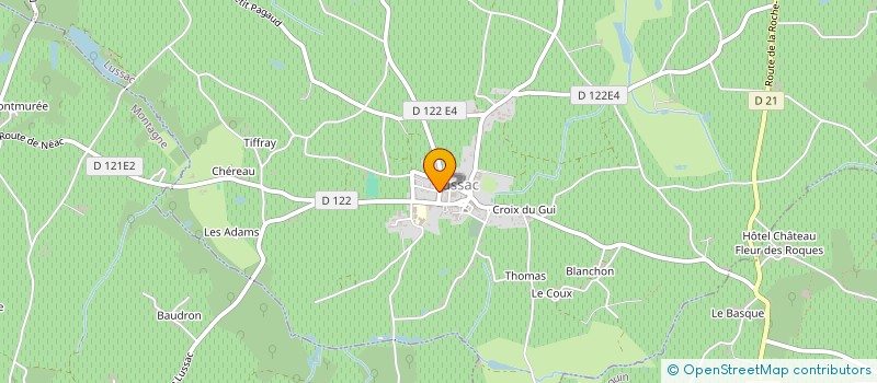 localisation de l'entreprise WG DISTRIBUTION  LUSSAC