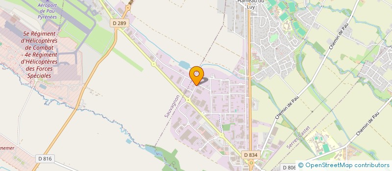 localisation de l'entreprise WGA HOLDING à SERRES-CASTET