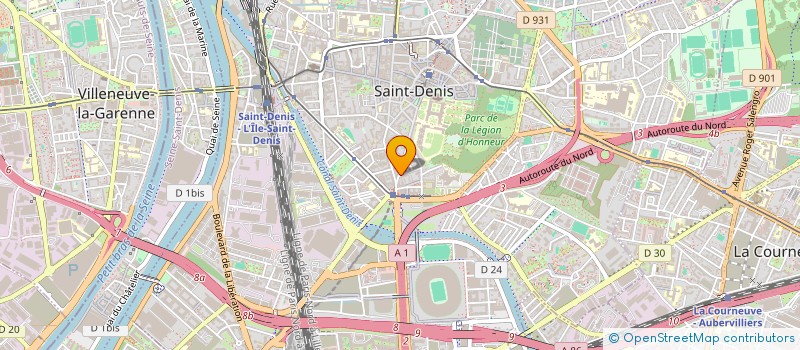 localisation de l'entreprise WGL RENOVATION à SAINT-DENIS
