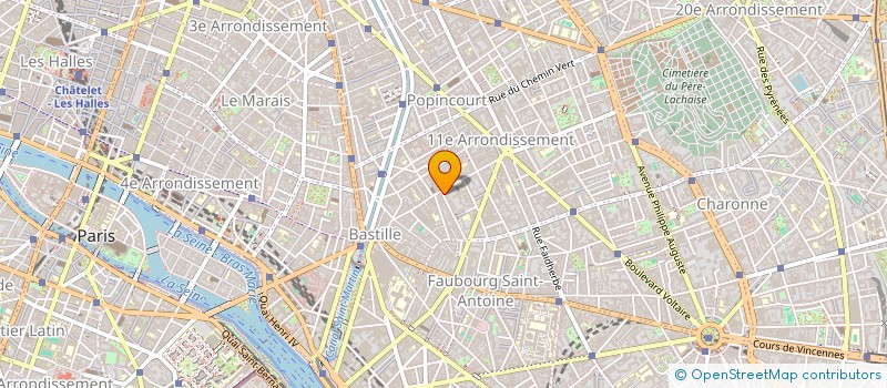 localisation de l'entreprise WGP  PARIS