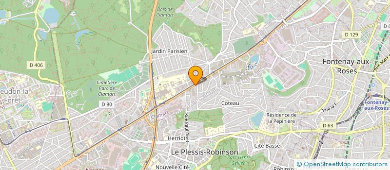 localisation de l'entreprise WH à CLAMART