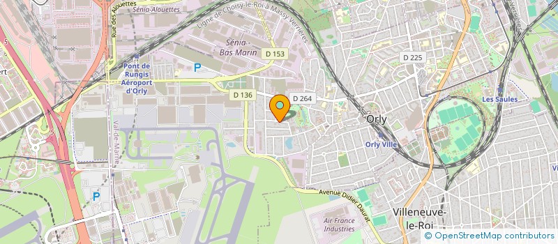 localisation de l'entreprise WH AUTO  ORLY