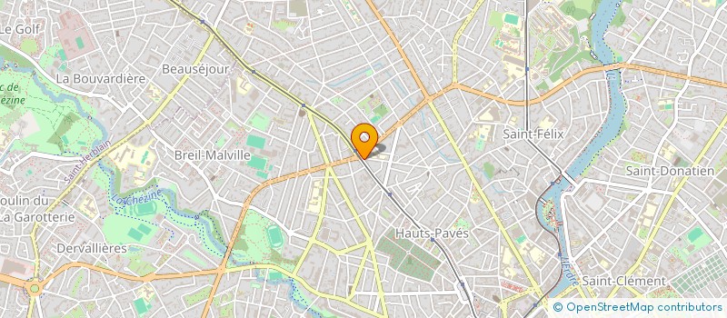localisation de l'entreprise WHALEWAY à NANTES