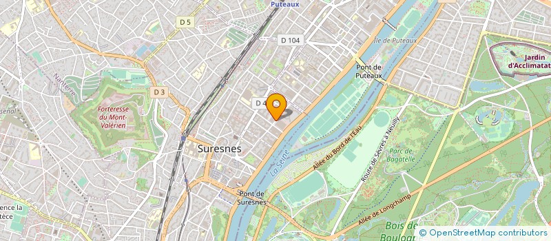 localisation de l'entreprise WHALLER à SURESNES