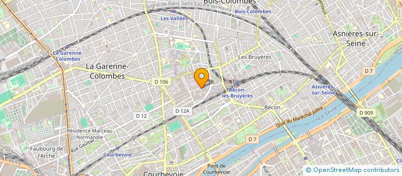 localisation de l'entreprise WHANG à BOIS-COLOMBES