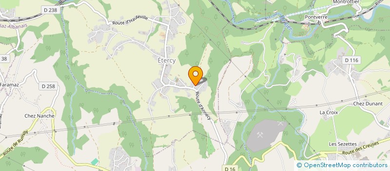 localisation de l'entreprise WHARF  ETERCY