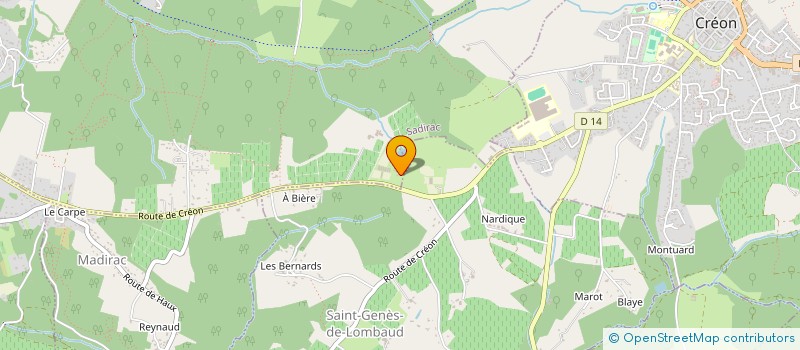 localisation de l'entreprise WHAT AND WHERE  SADIRAC