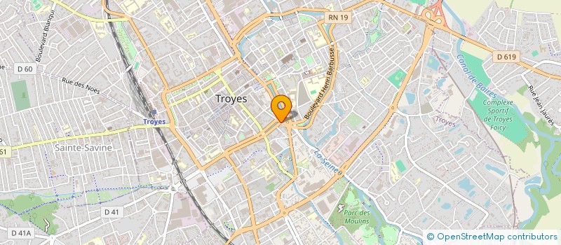 localisation de l'entreprise WHAT-INNOVE à TROYES