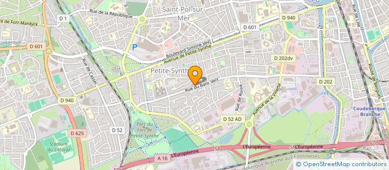 localisation de l'entreprise WHAT'S UP ? à DUNKERQUE